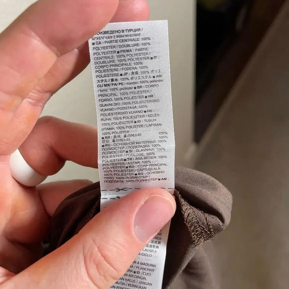 Banana‎ Republic Leopard Full Length Long Sleeve Dress XS Petite - Picture 9 of 9